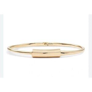 ALLSAINTS Hinged Bangle Bracelet, Designer Jewellery, Small/Medium Size